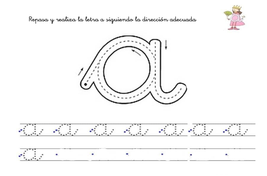 Fichas de la a minúscula 2