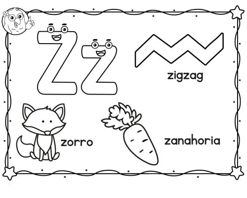 Fichas de la Z para imprimir 2