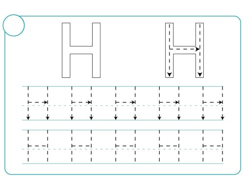 Fichas de la H mayúscula 1