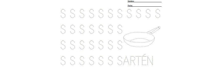 Fichas de la S mayúscula 2