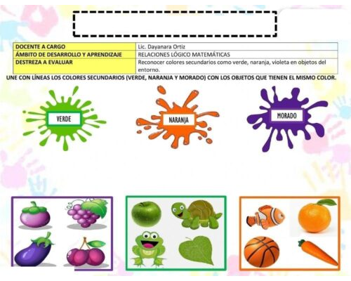 Estimulación del aprendizaje de los colores 3