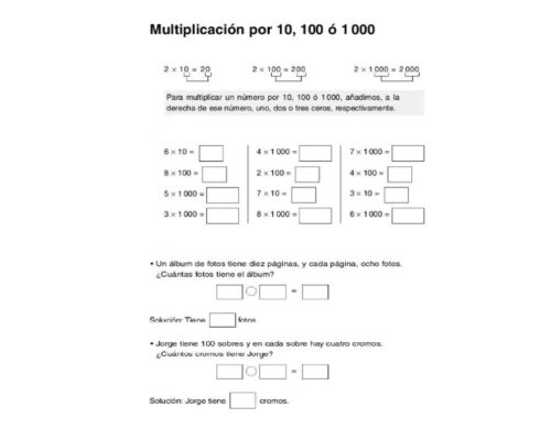 Fichas de repaso 5 primaria de actividades para el repaso de operaciones 3