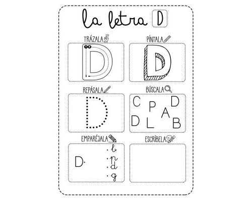 Fichas de la D
