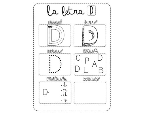 Fichas de la D