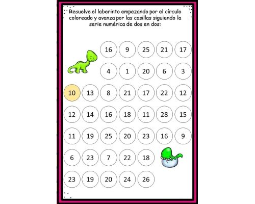 Ejemplos de actividades y juegos para reforzar las habilidades numéricas 3