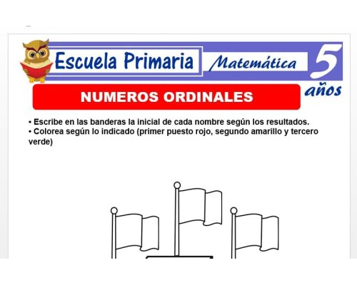 Definición de números ordinales 3