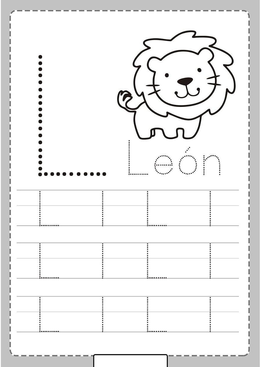 Fichas de la "L" mayúscula 1