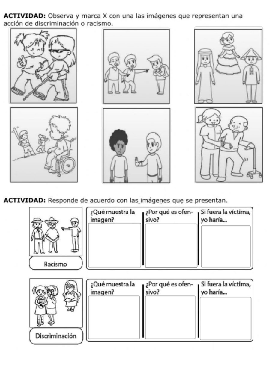 Fichas Igualdad de Genero infantil Juegos 2