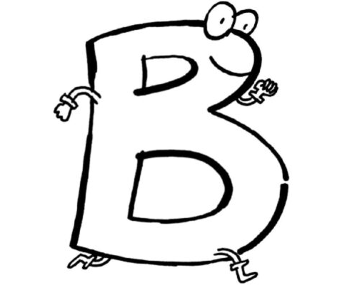 Fichas de la B para imprimir 2