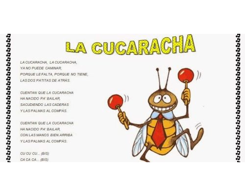 Fichas de cucarachas para escribir 3
