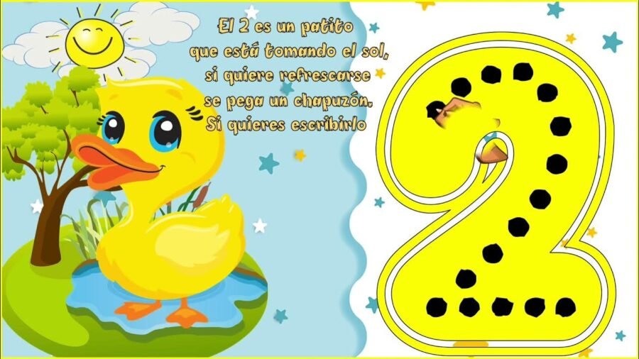 Juegos interactivos y canciones para enseñar los números 2