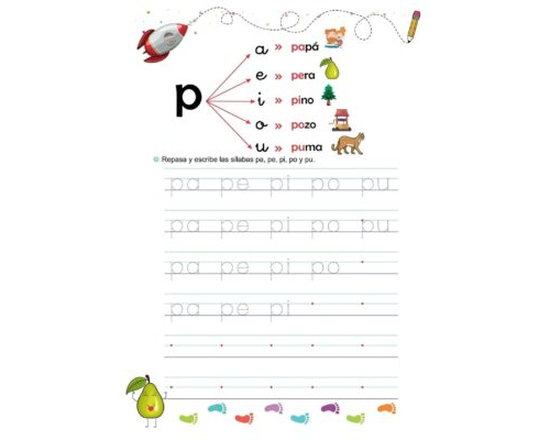 fichas de la P para imprimir 2