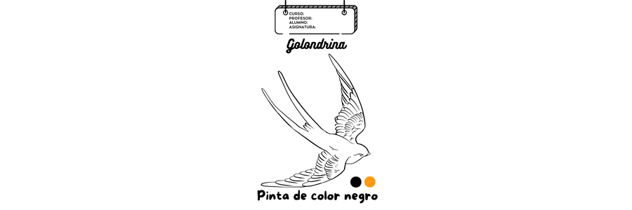 Fichas de color negro para colorear 2