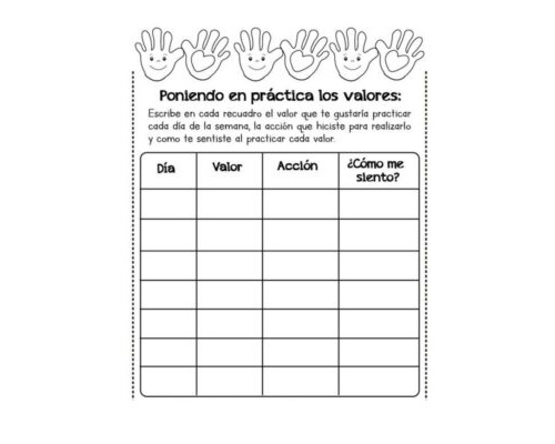 Ficha Día de la Paz Especiales 2