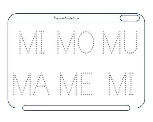 Fichas de la M mayúscula 1