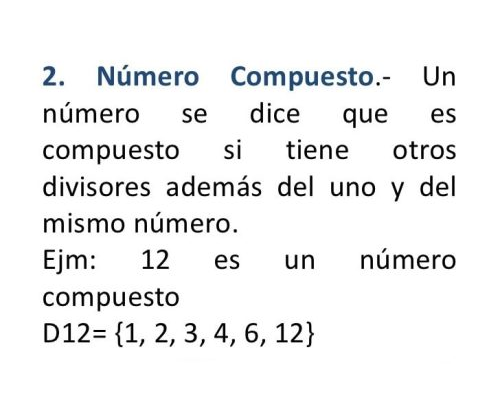 Numeros compuestos 1