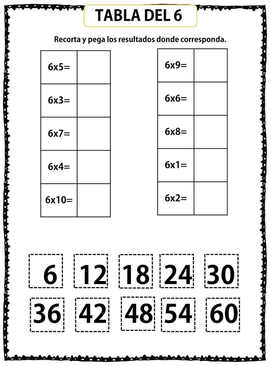 Multiplicaciones y divisiones 3