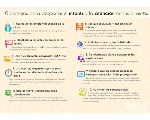 Variedad de temas para despertar el interés de los estudiantes 3