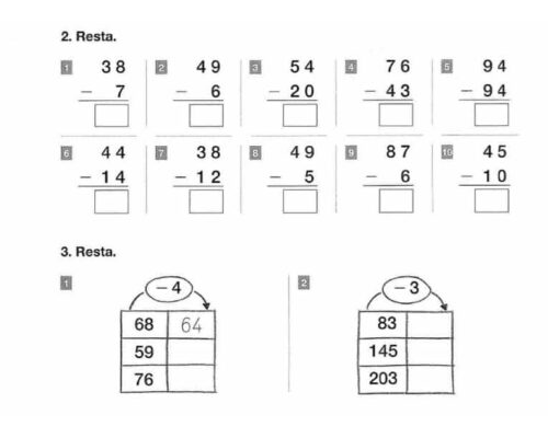 Operaciones básicas adición y sustracción 1