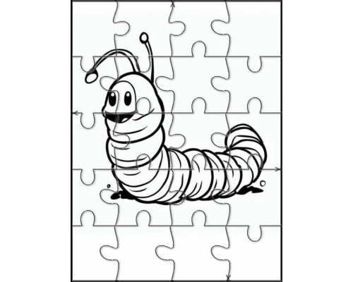 Fichas de gusanos para imprimir 3