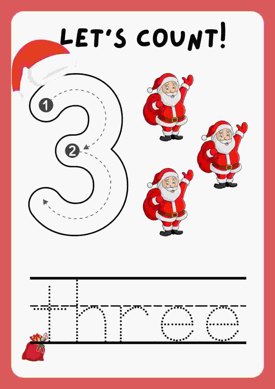 Fichas de navidad en inglés 2