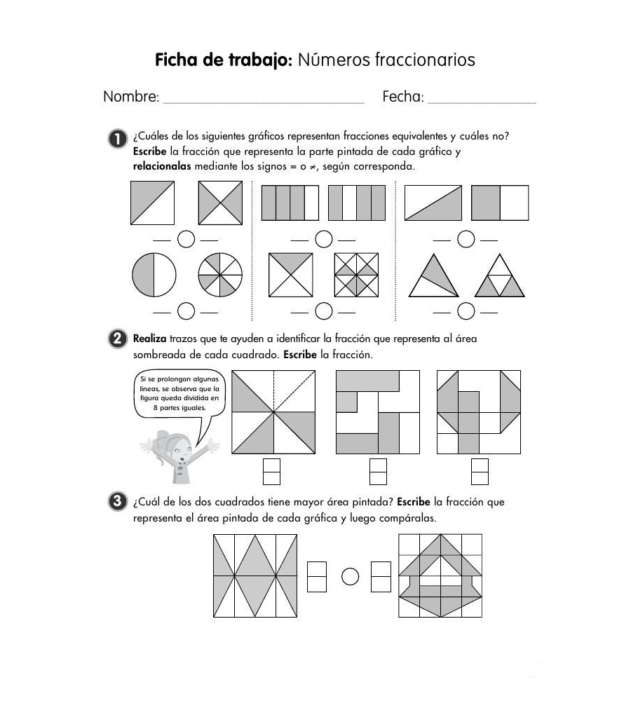 Aplicaciones geométricas de las fracciones 1