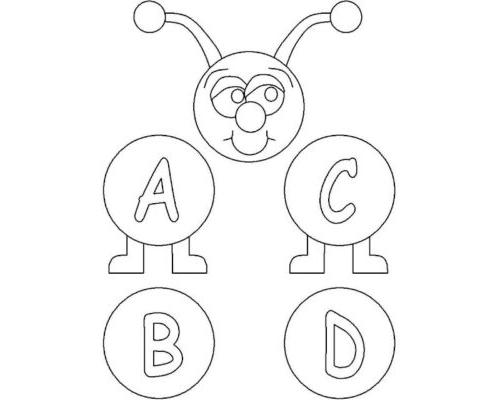 Fichas de gusanos para escribir 1