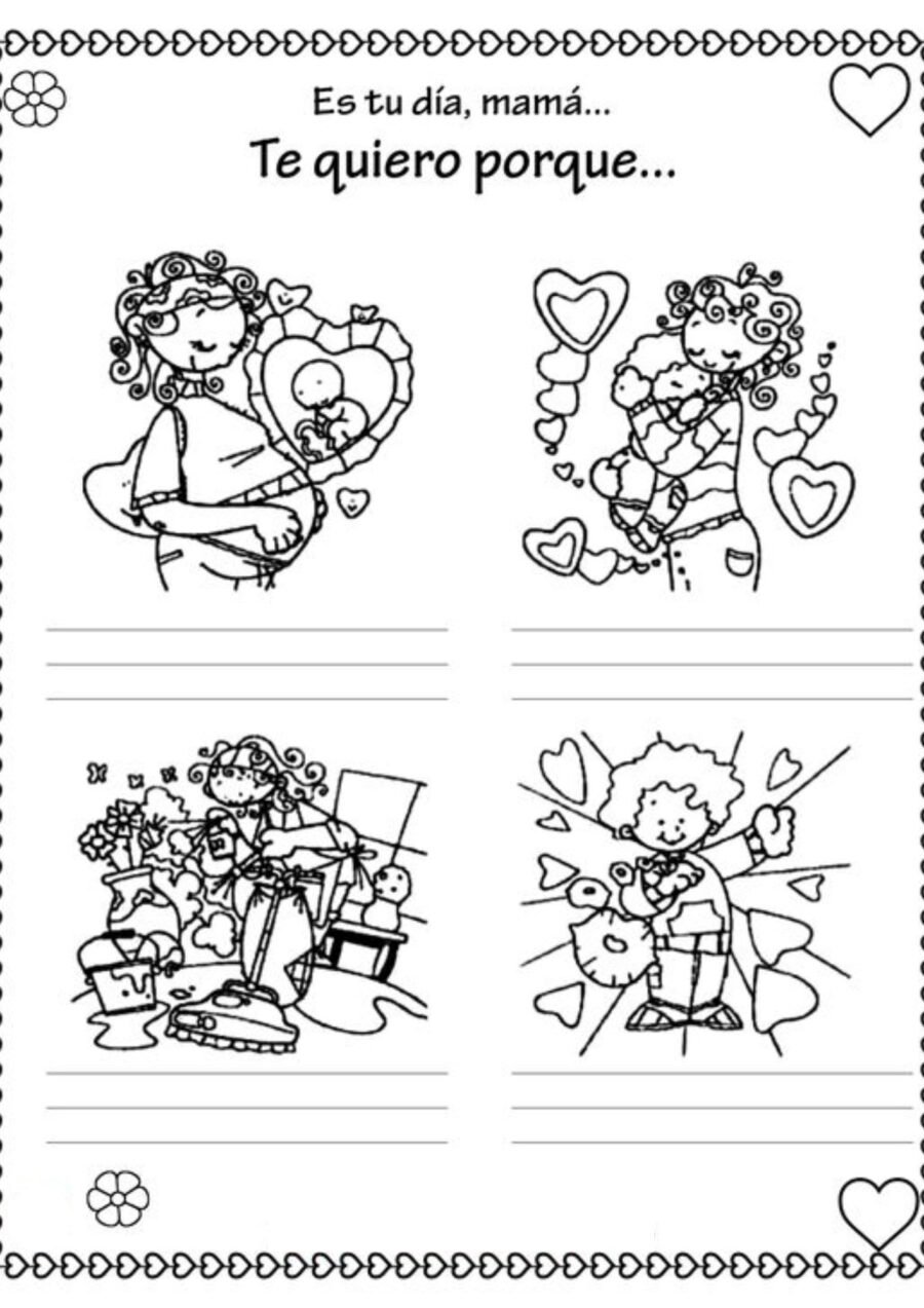 Ficha Día de la madre interactivas 3
