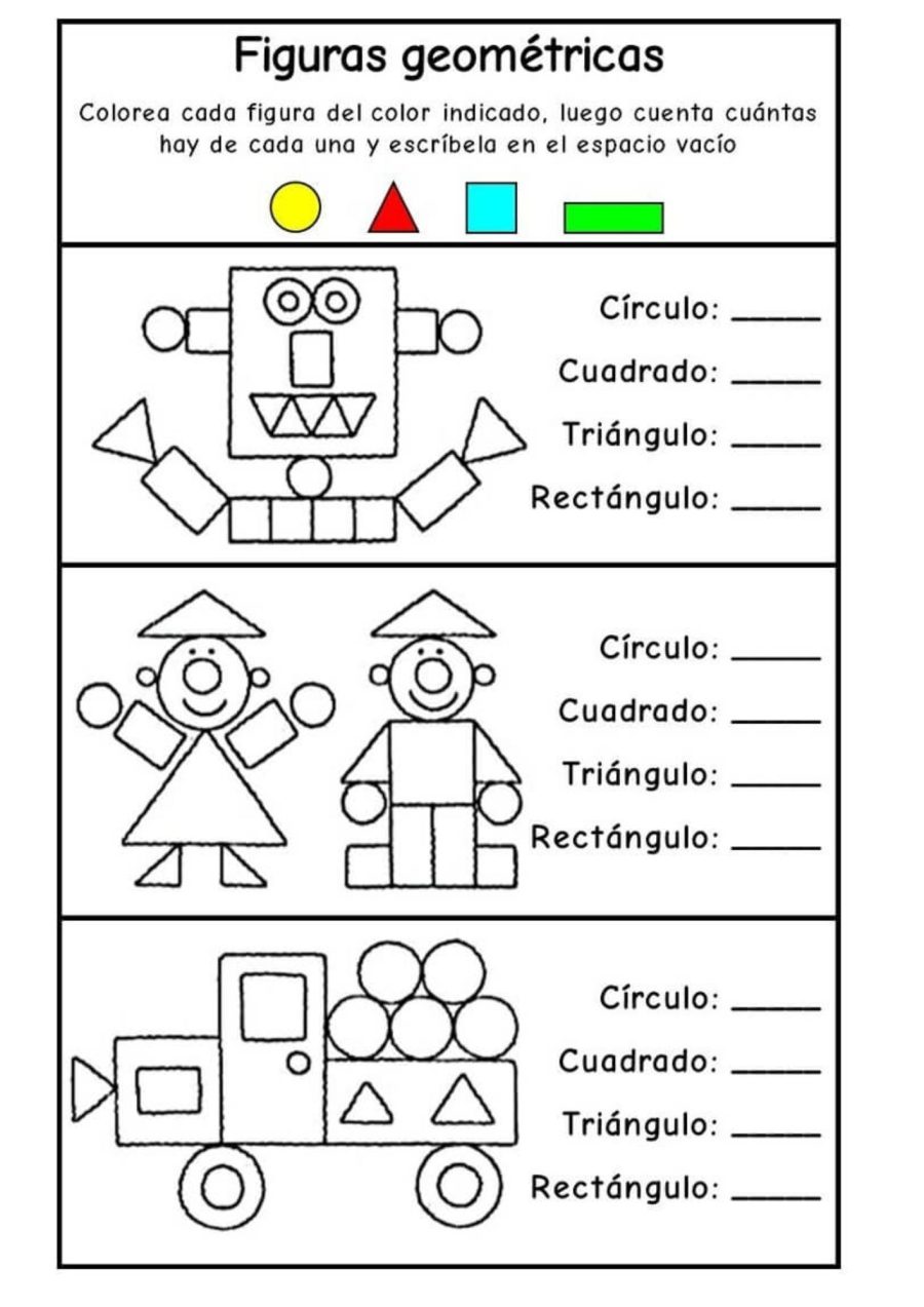 Fichas de Matemáticas 3 Primaria de Geometría 1