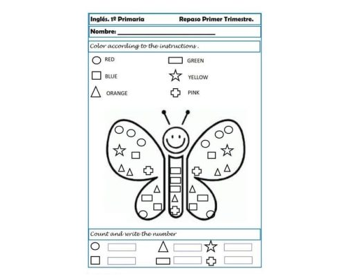 inglés 1 primaria relacionadas con las unidades infantiles 2