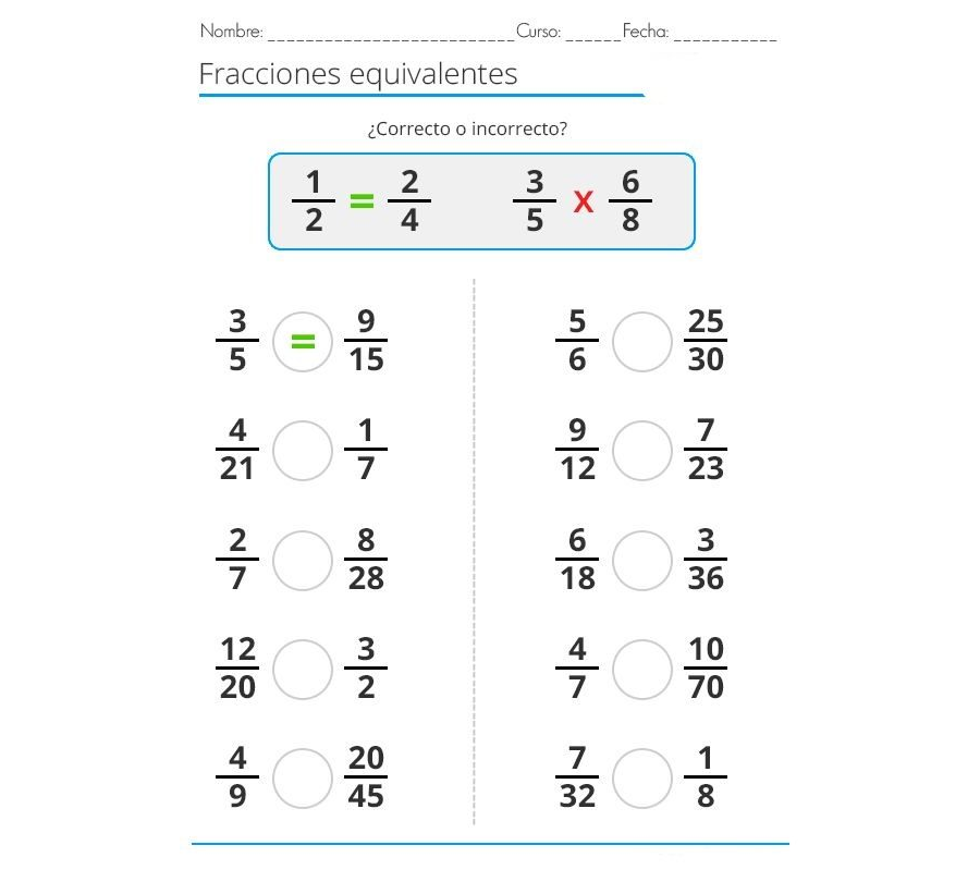 Fracciones y números decimales 2