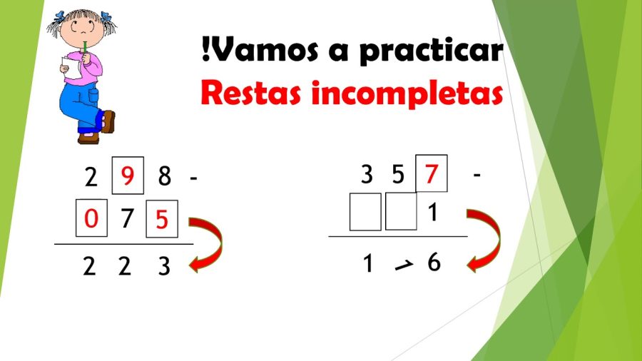 Sumando y restando ejercicios de cálculo con números de tres cifras 2