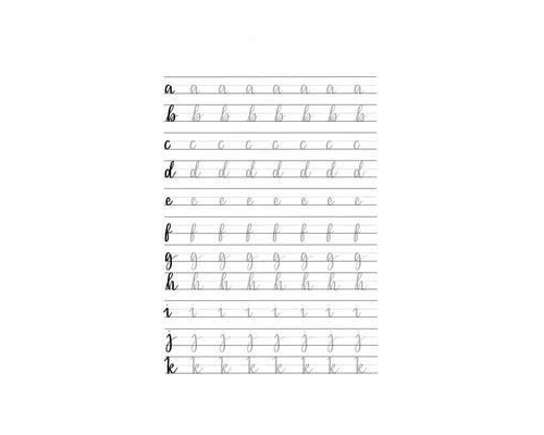 Aprender diferentes estilos de letra 1