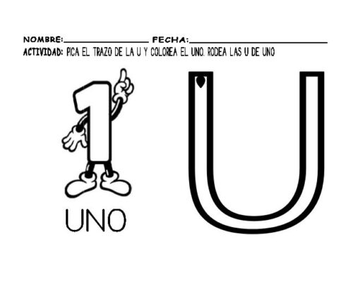 Fichas de la U mayúscula 2