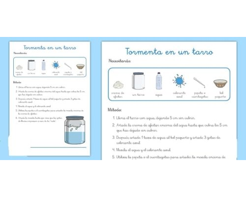 Actividades prácticas y experimentos científicos en fichas de ciencias naturales 3