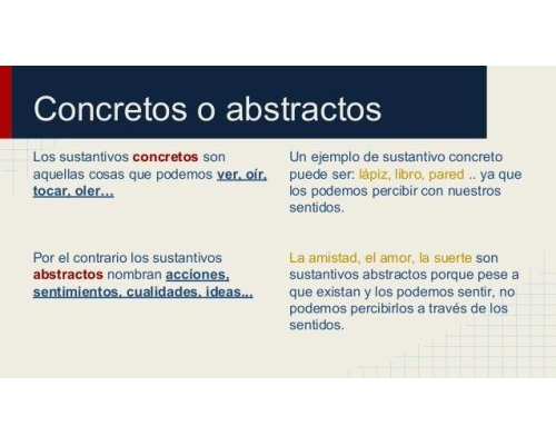 Sustantivos concretos 2