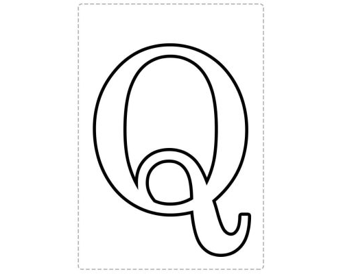 fichas de la Q mayúscula 1