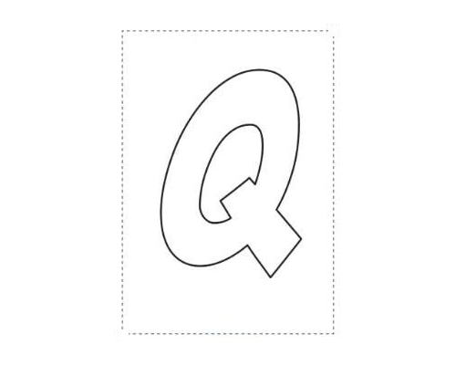 fichas de la Q mayúscula 3