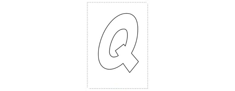 fichas de la Q mayúscula 3