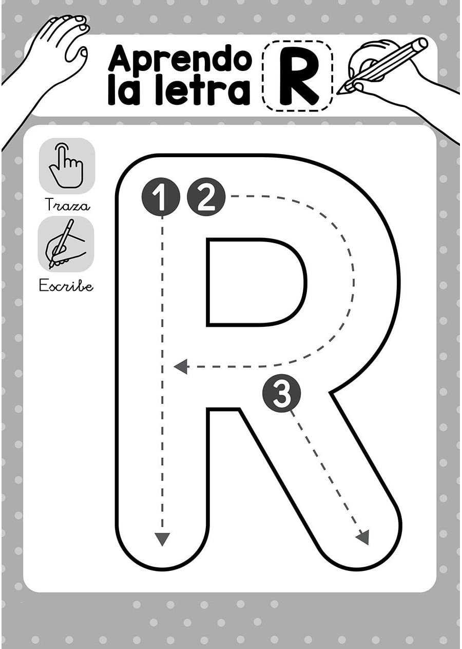 fichas de la R mayúscula 1