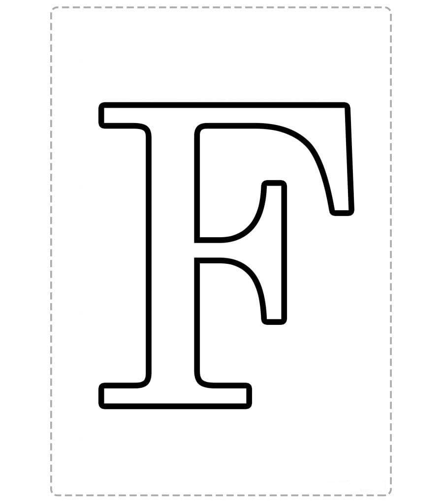 Fichas de la F para imprimir 2