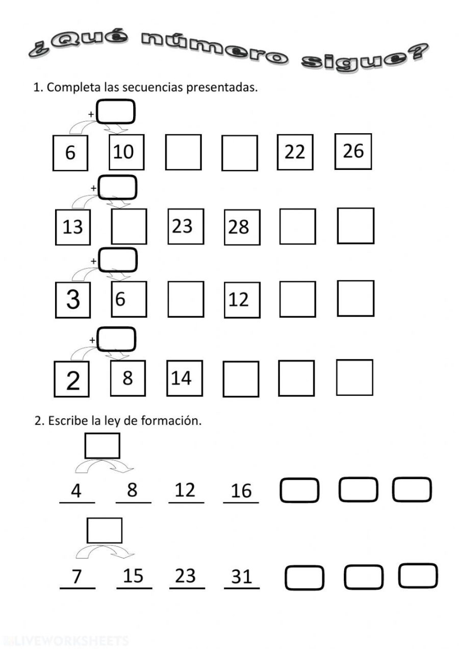 Números y operaciones matemáticas 3