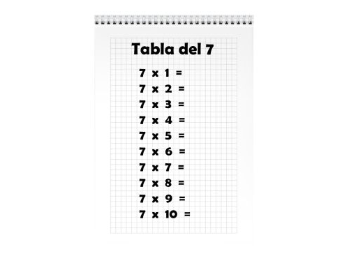 Facilidad para practicar las tablas de multiplicar 3